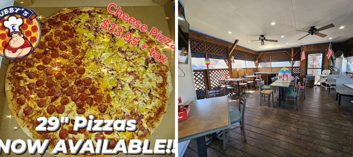 Chubby's Pizza, Wings & More Menu